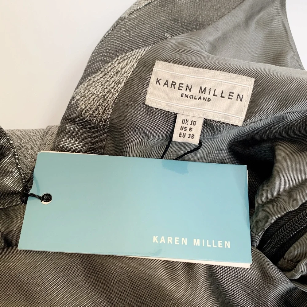 NWT Karen Millen Origami Cocktail Dress - Picture 8 of 8